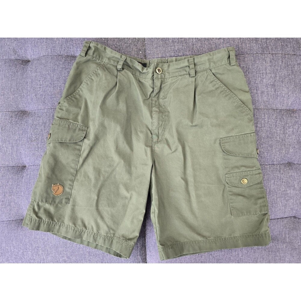 Fjällräven Cargo Shorts Men’s 50 Olive Green Outdoor Hiking Tactical Utility M